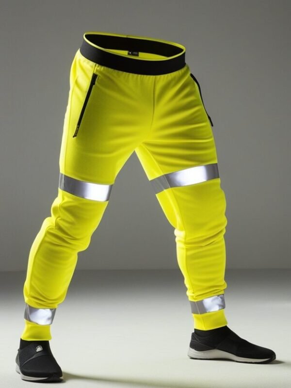 high visibility yellow joggers latest