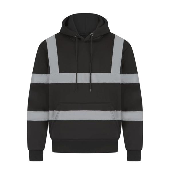black hi vis hoodie