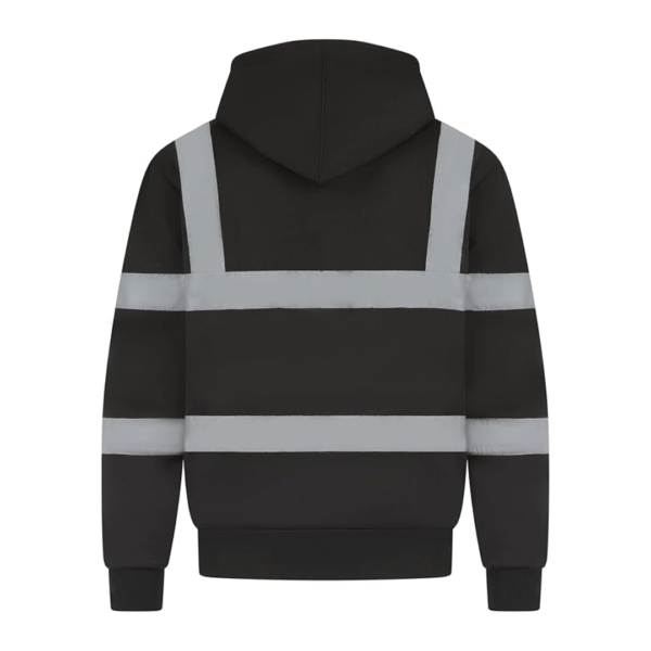 Black Hi Vis Hoodie - Image 2