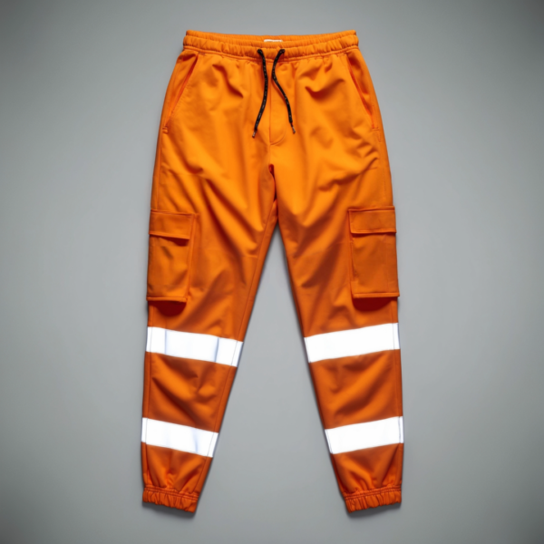 hi vis joggers orange